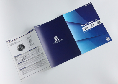 阀门三折页设计与印刷